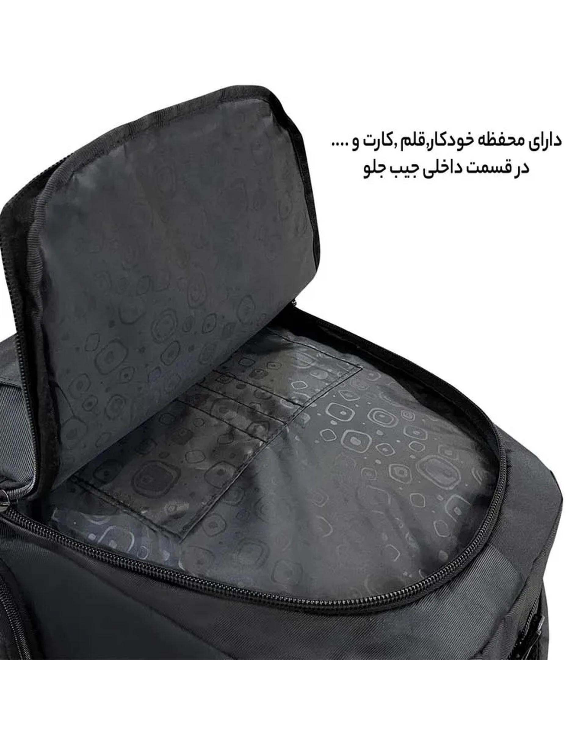 کوله پشتی لپ تاپ زرشکی فوروارد Forward مدل FCLT6688