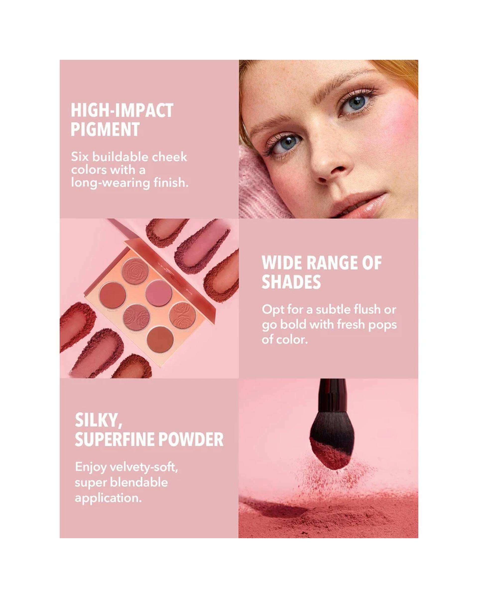 پالت رژگونه شیگلم Sheglam مدل Floral Flush
