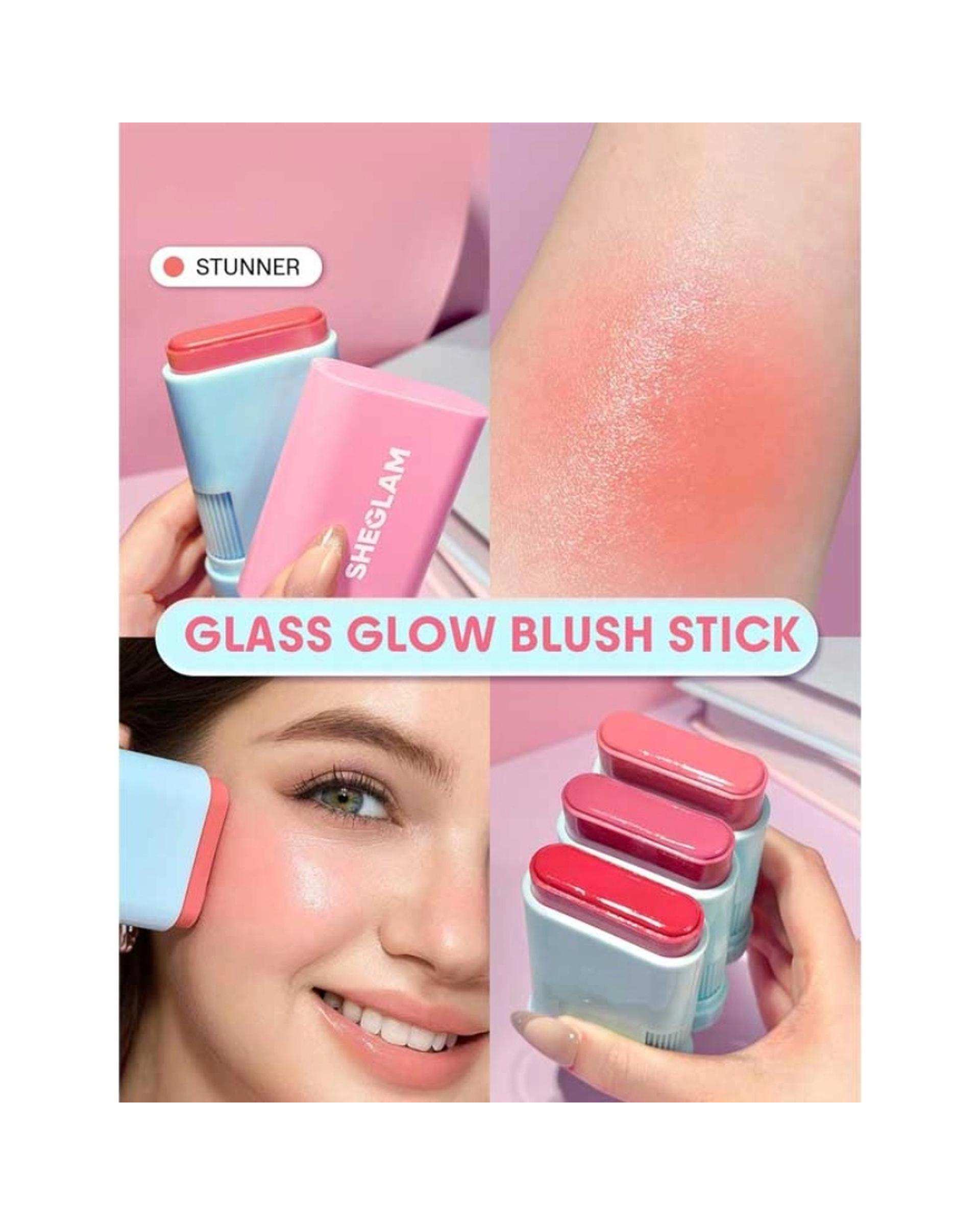 رژگونه استیکی شیگلم Sheglam مدل Glass Glow Stick رنگ Stunner