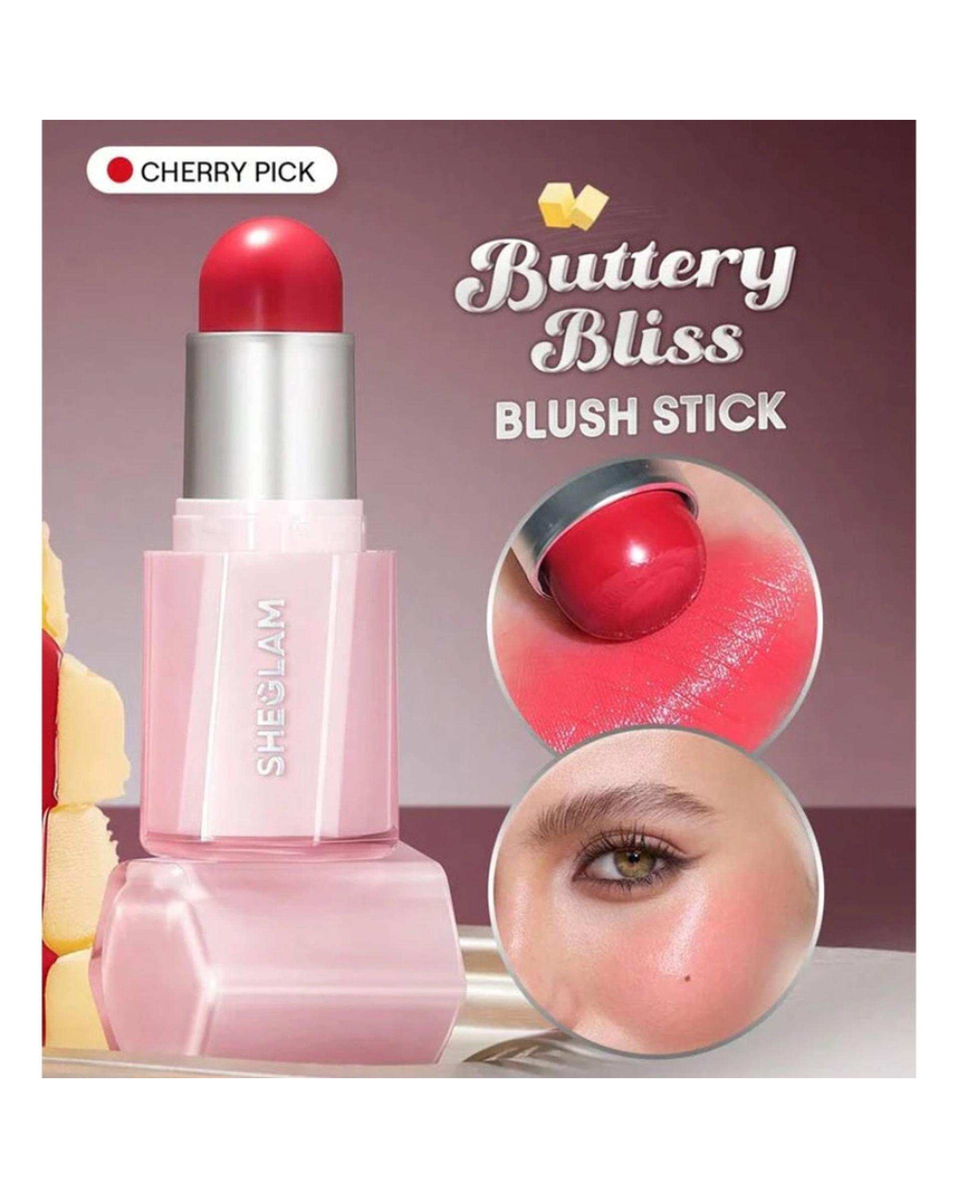 رژگونه استیکی شیگلم Sheglam مدل Buttery Bliss Blush Stick رنگ Cherry Pick
