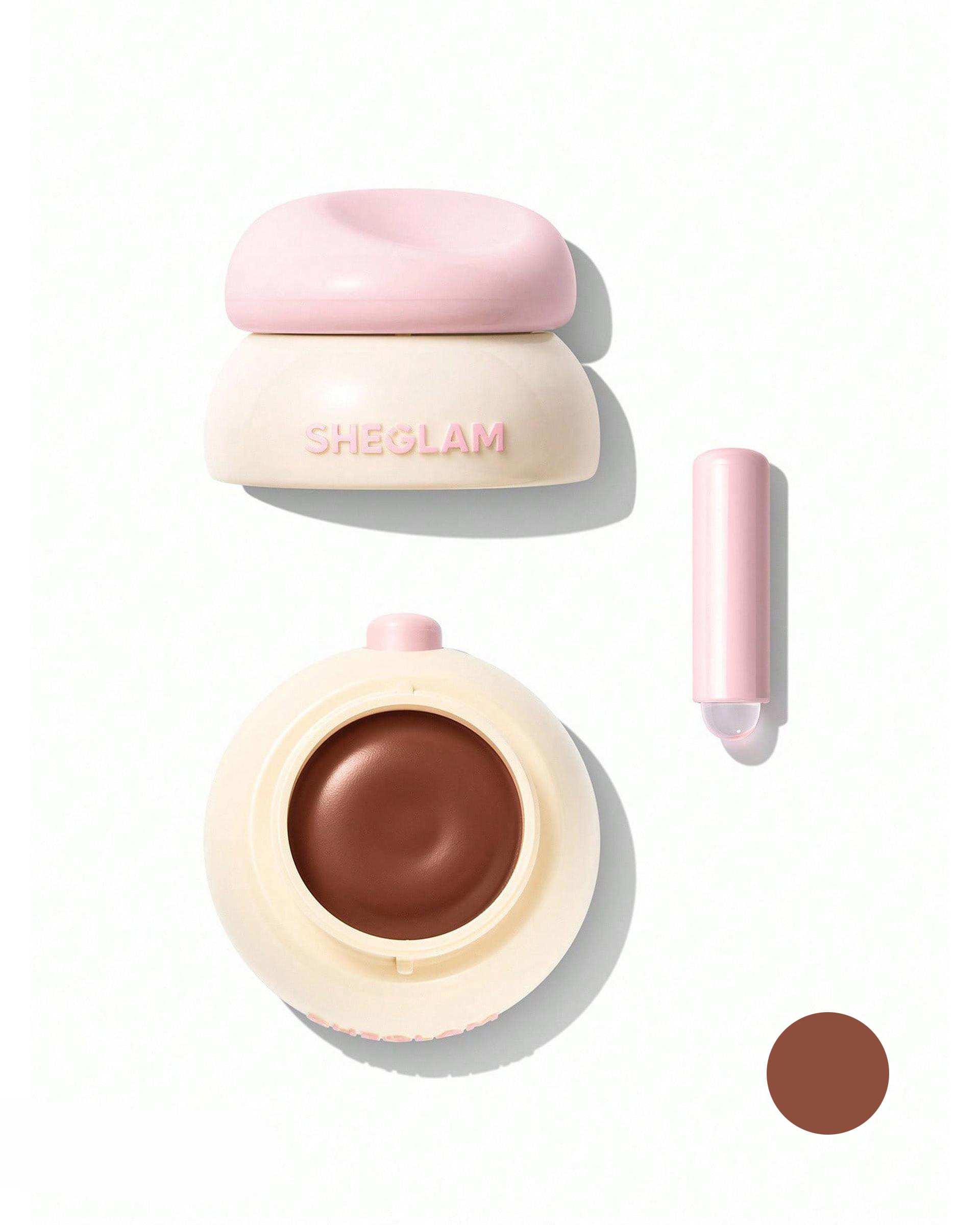 رژ لب شیگلم Sheglam مدل Bounce Putty Pocket Lipstick رنگ Cocoa Crush