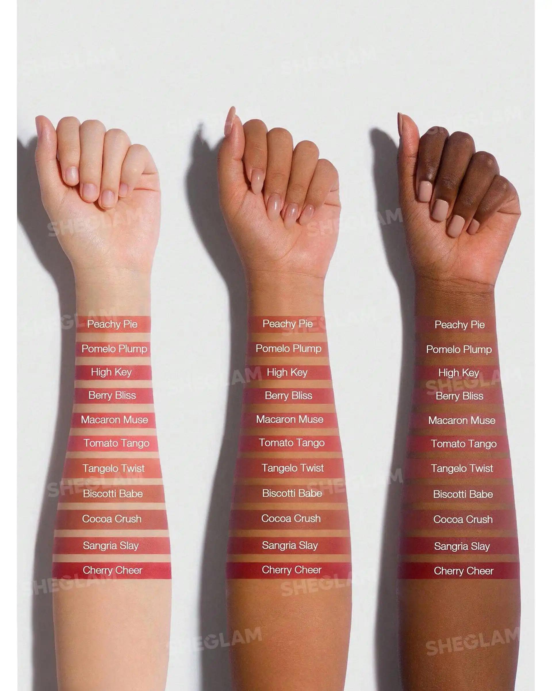رژ لب شیگلم Sheglam مدل Bounce Putty Pocket Lipstick رنگ Tomato Tango
