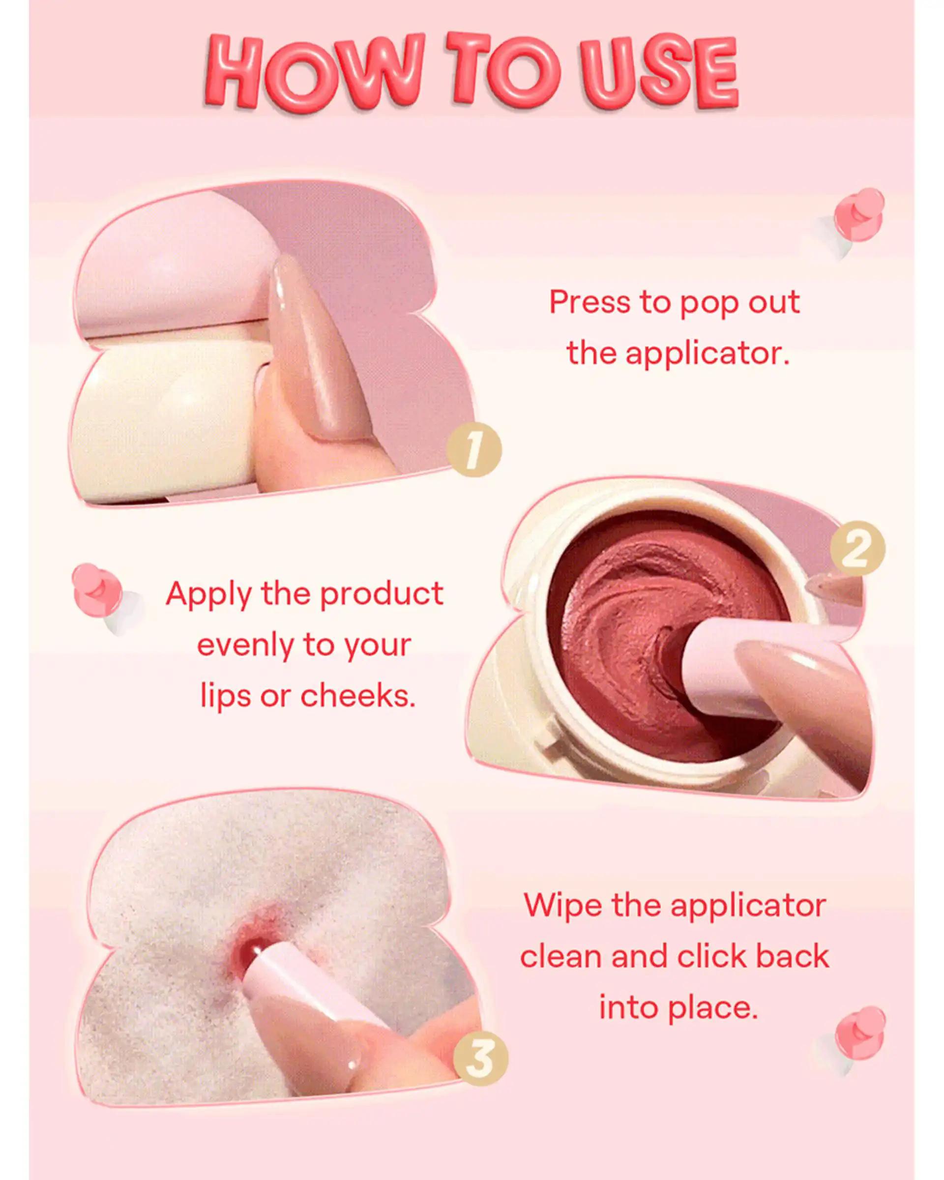 رژ لب شیگلم Sheglam مدل Bounce Putty Pocket Lipstick رنگ Sangria Slay