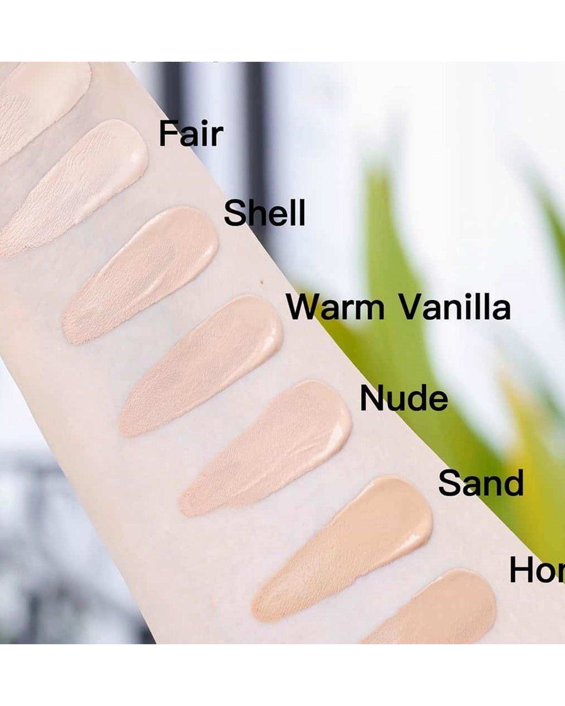 کرم پودر مات شیگلم Sheglam مناسب پوست چرب مدل Complexion Pro رنگ Shell