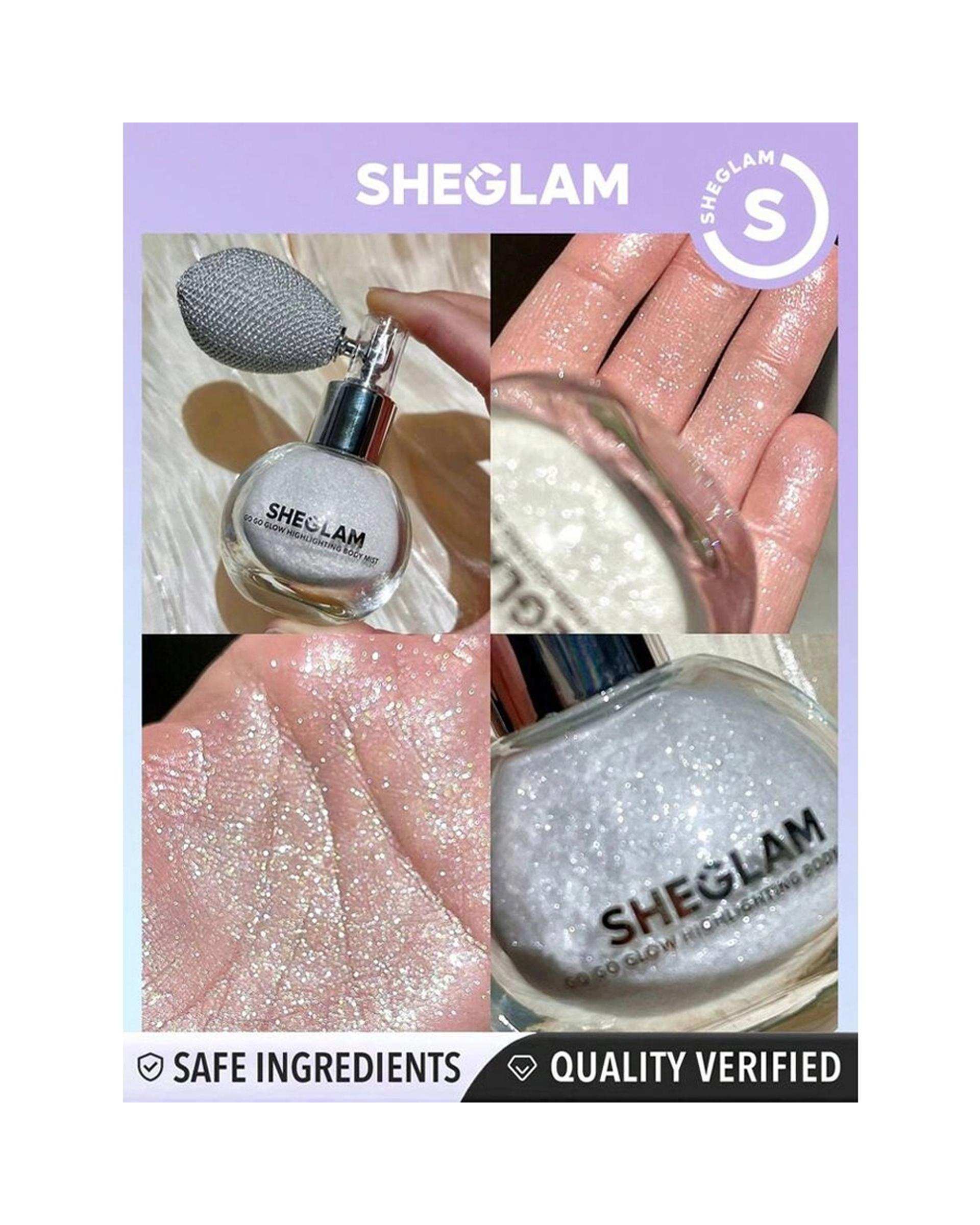 شاین بدن شیگلم Sheglam مدل Go Go Glow رنگ Silver
