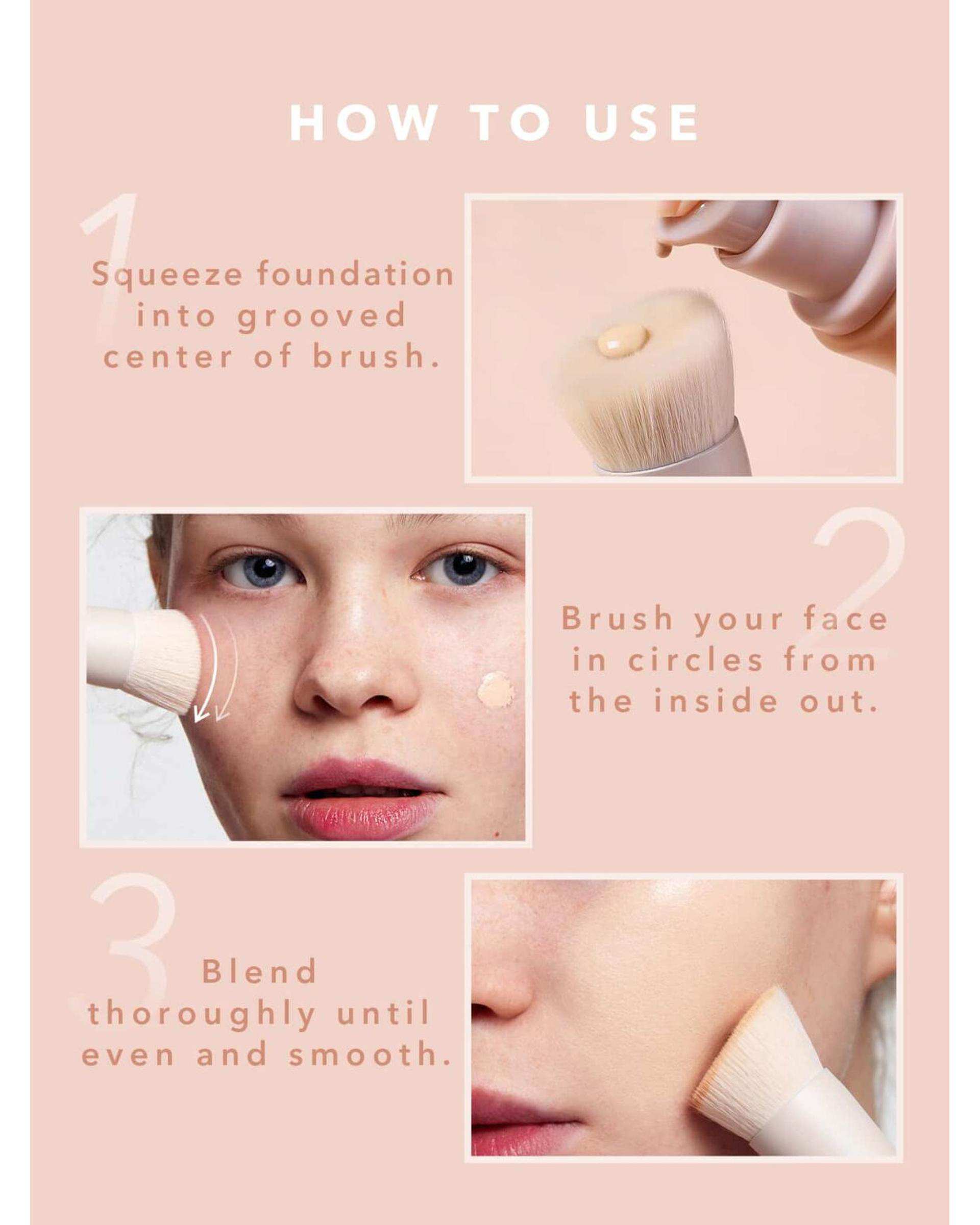 براش تکی کرم پودر شیگلم Sheglam مدل Skinfinite Foundation Brush