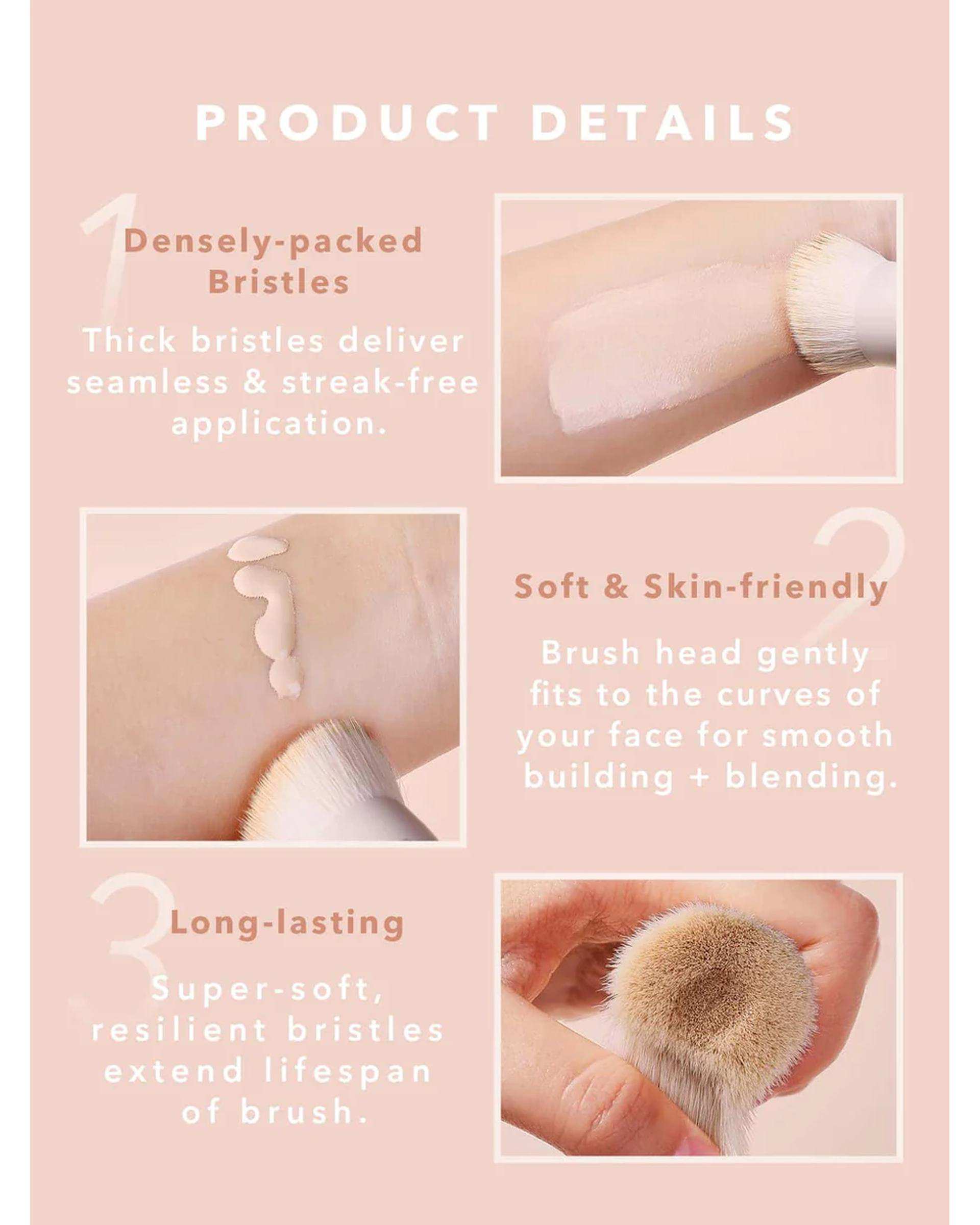 براش تکی کرم پودر شیگلم Sheglam مدل Skinfinite Foundation Brush