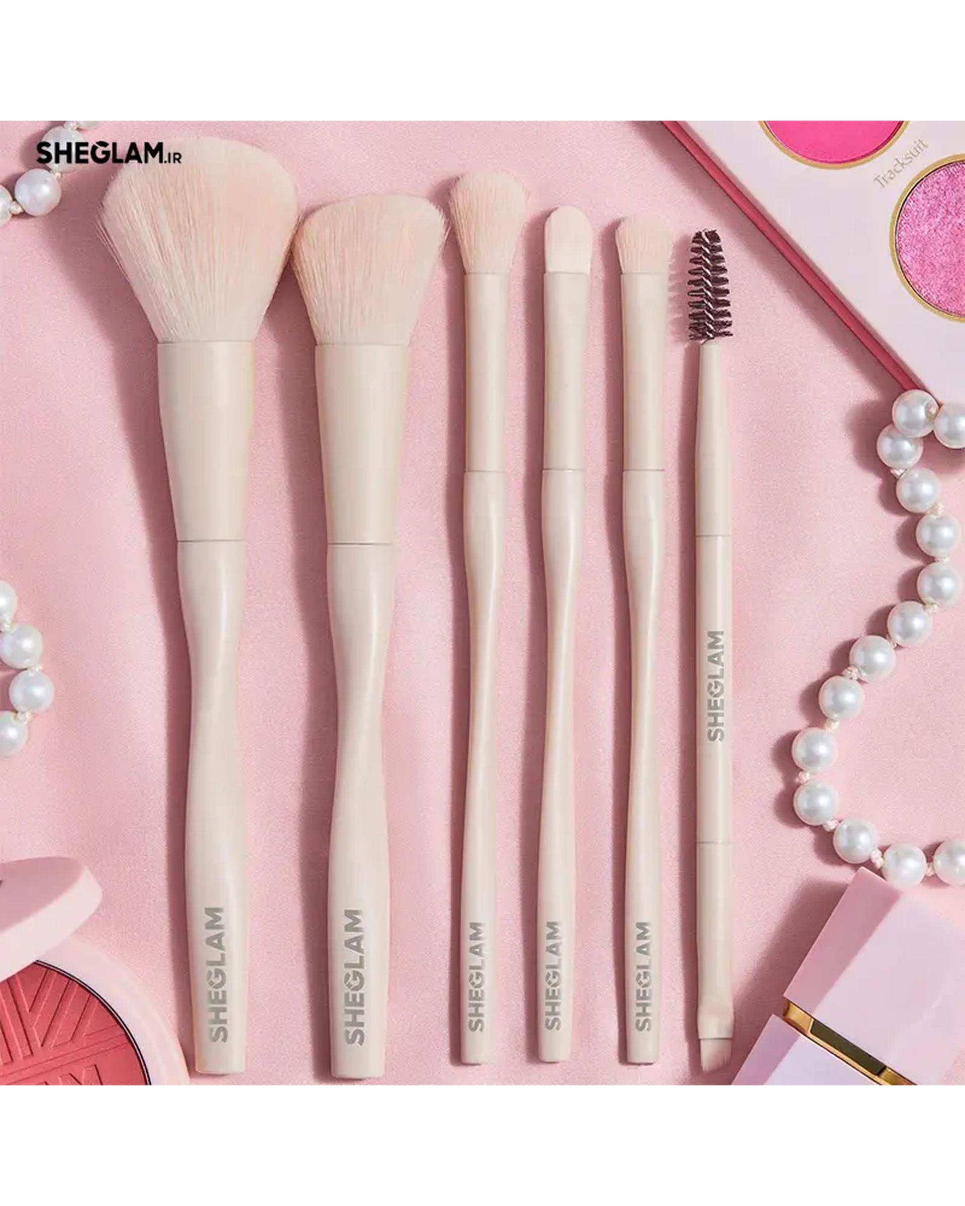 ست براش آرایشی 6 عددی شیگلم Sheglam