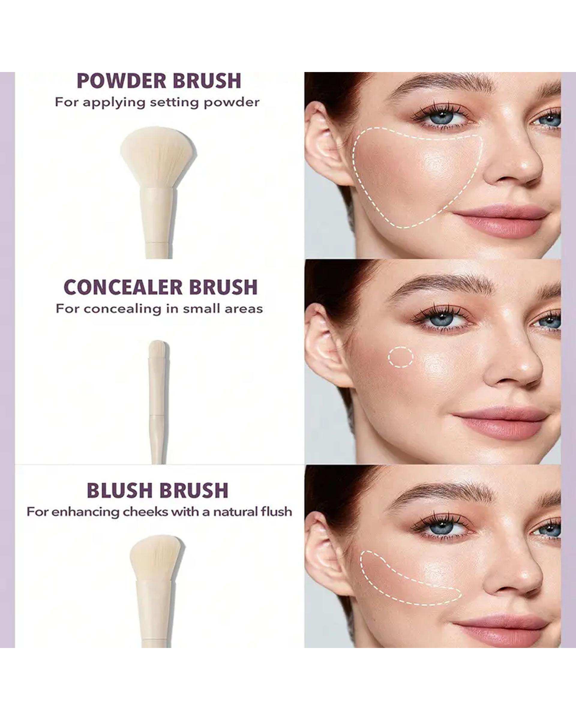 ست براش آرایشی 6 عددی شیگلم Sheglam