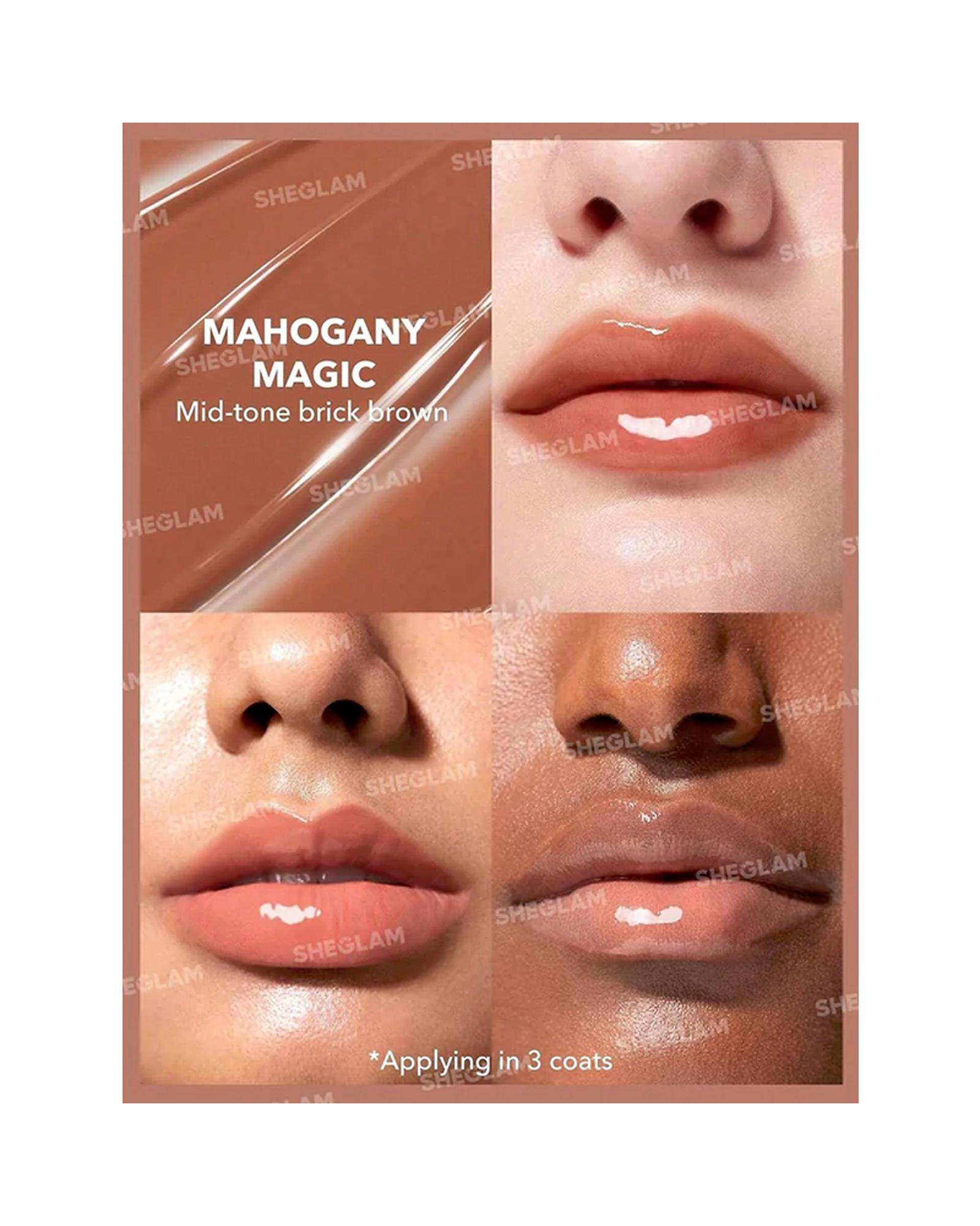 پلامپر لب حجم دهنده شیگلم Sheglam رنگ Mahogany Magic