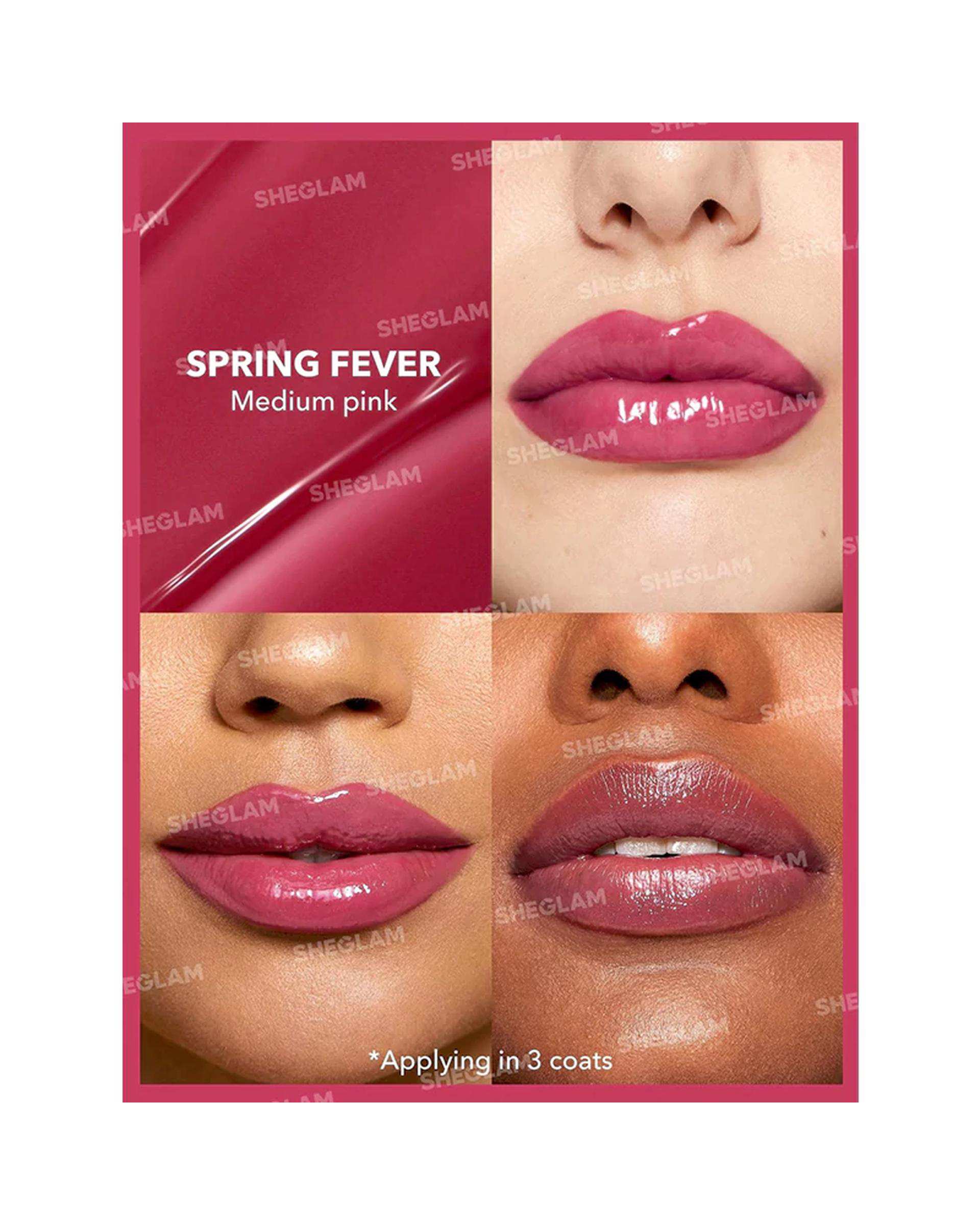 پلامپر لب حجم دهنده شیگلم Sheglam رنگ Spring fever