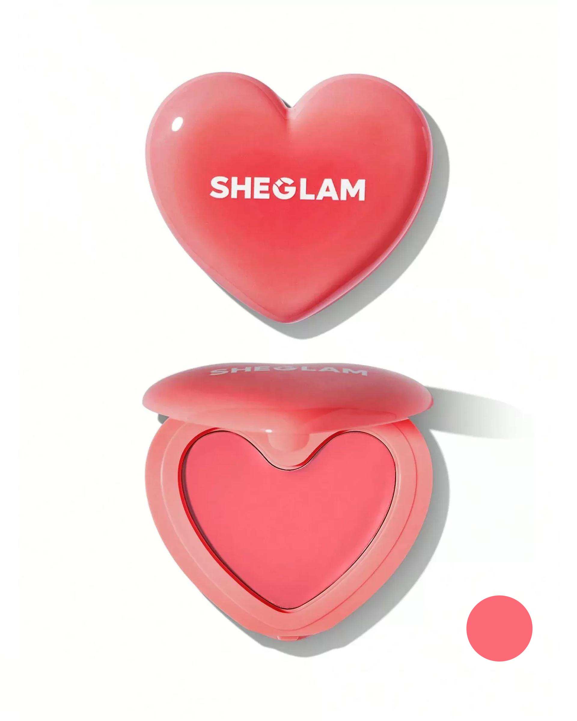 رژگونه کرمی قلبی شیگلم Sheglam مدل Playing Cupid رنگ Delight