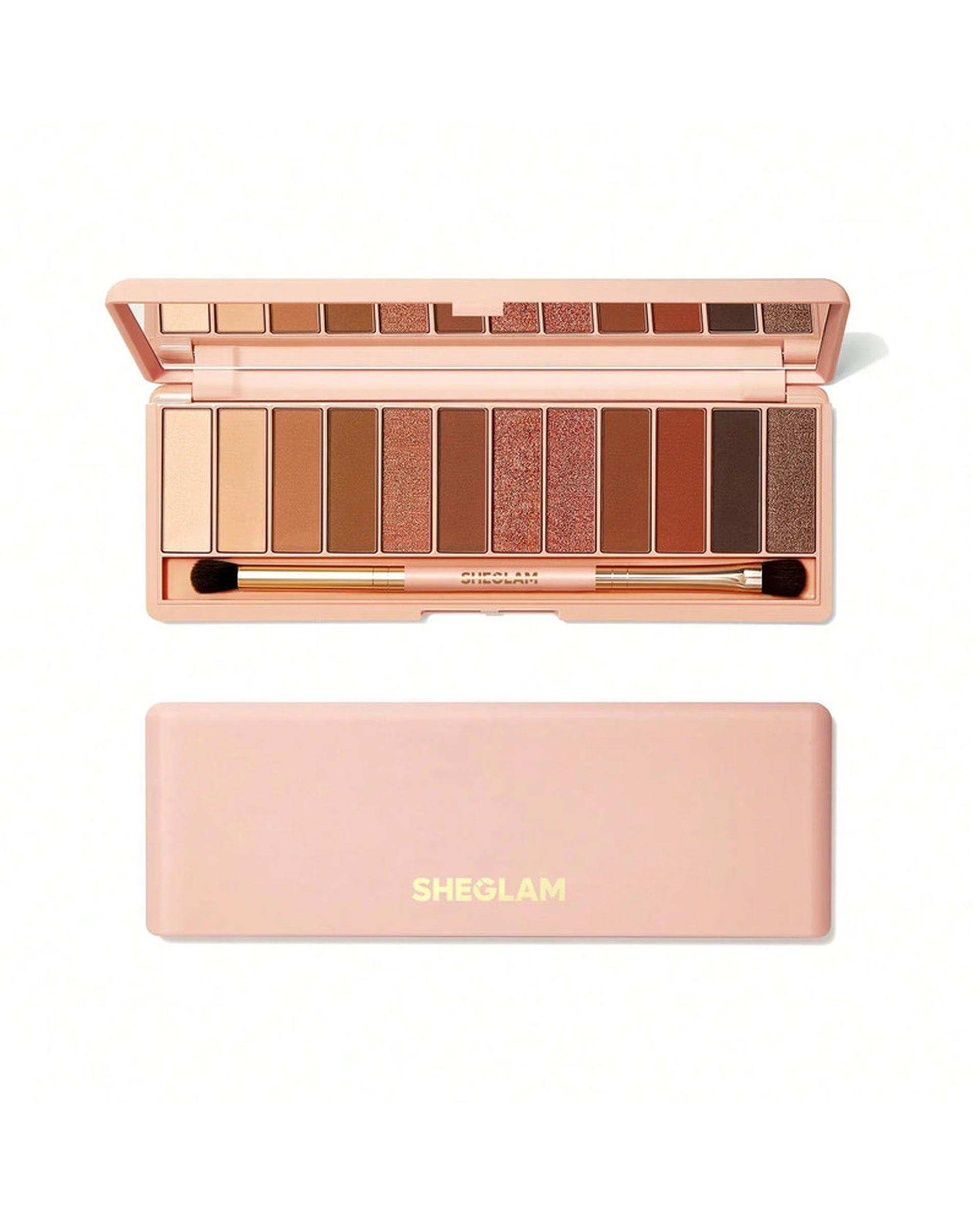 پالت سایه چشم 12 رنگ شیگلم Sheglam مدل Burgundy