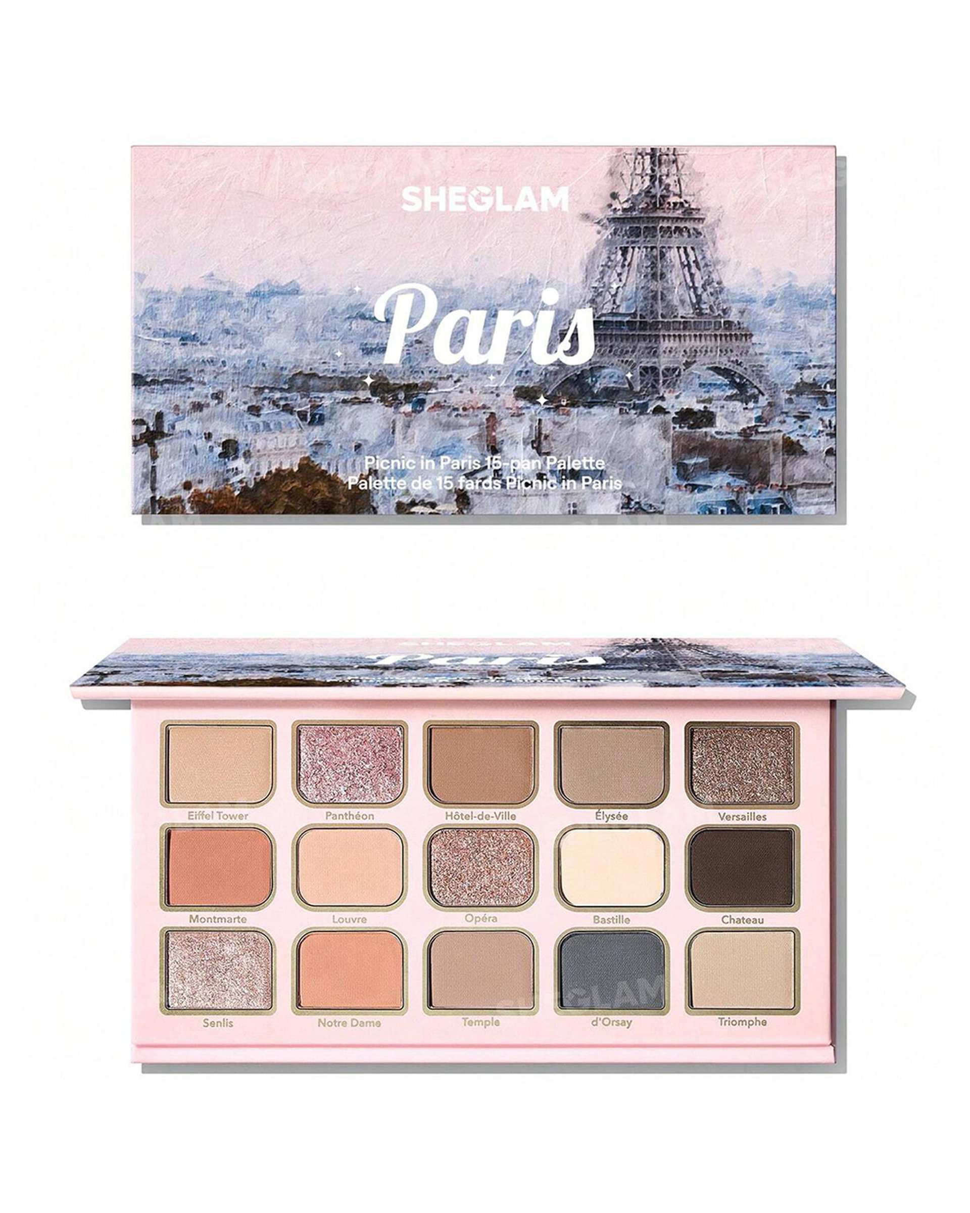 پالت سایه چشم 15 رنگ شیگلم Sheglam مدل Picnic In Paris