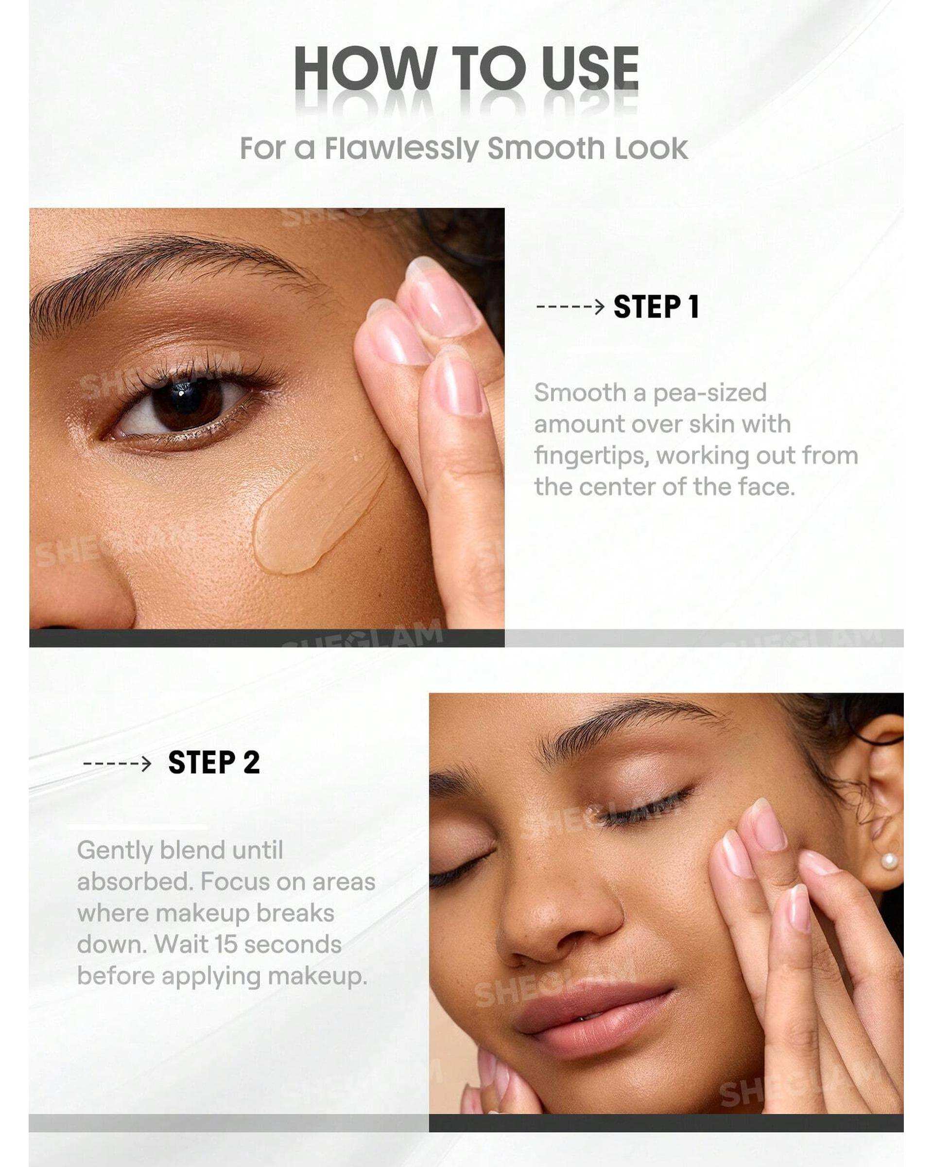 پرایمر صاف کننده پوست شیگلم Sheglam مدل Smooth & Blur حجم 30 میلی لیتر