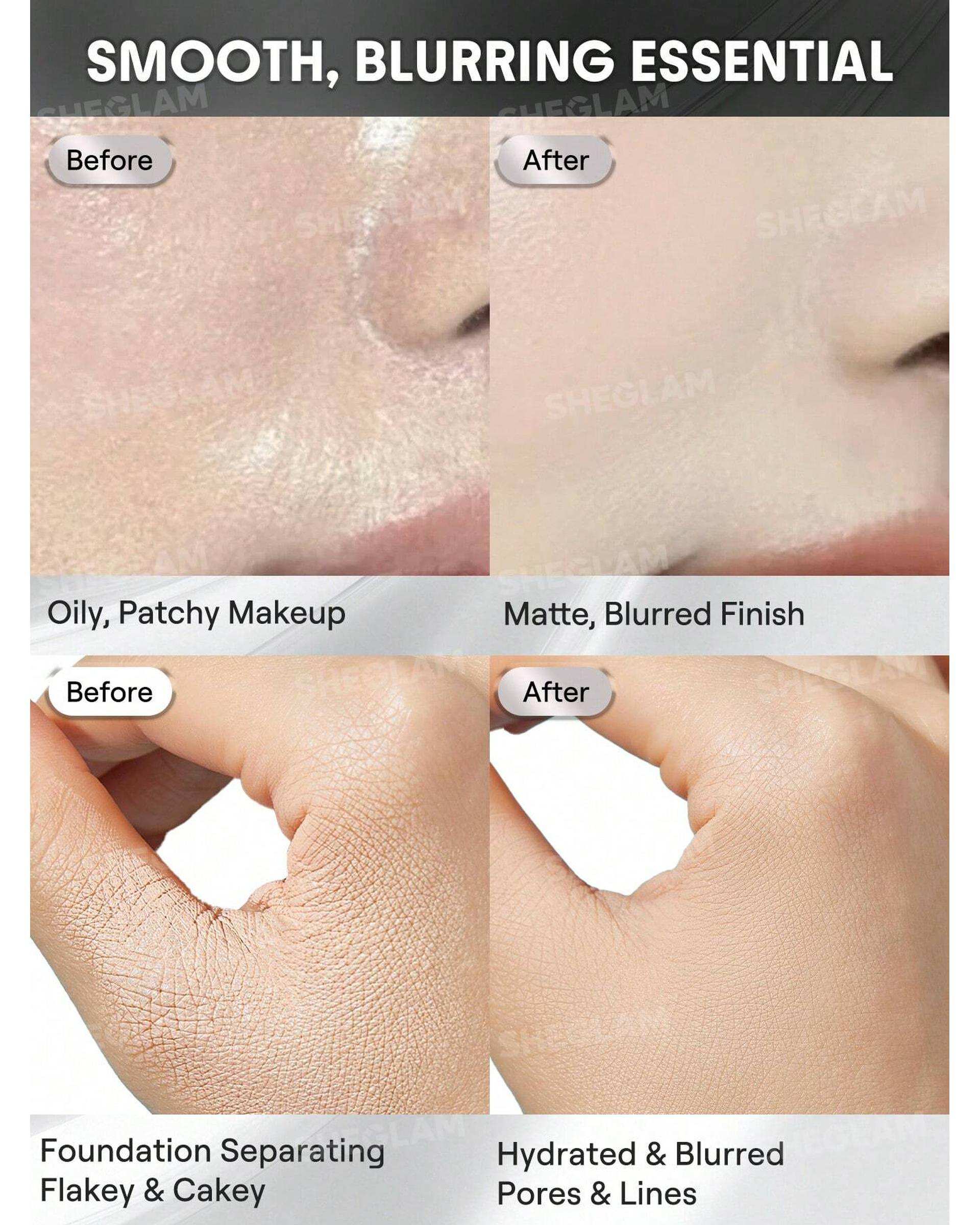 پرایمر صاف کننده پوست شیگلم Sheglam مدل Smooth & Blur حجم 30 میلی لیتر