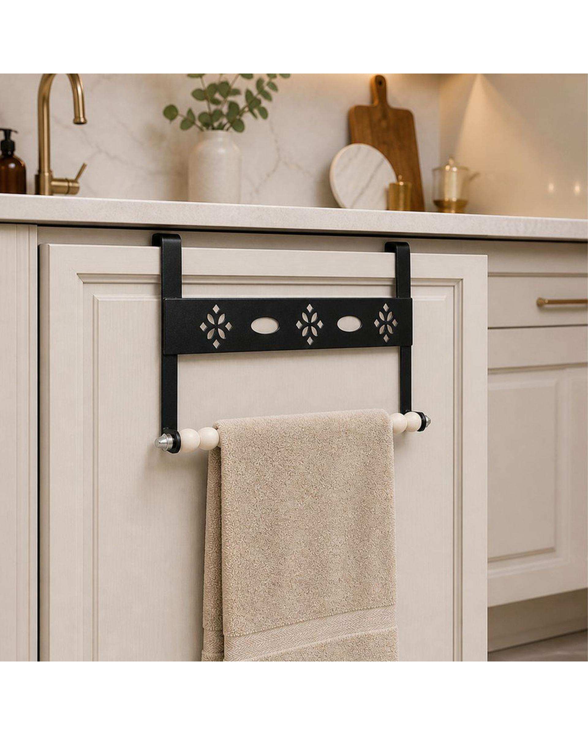 آویز حوله مدل کابینی توپ دار
