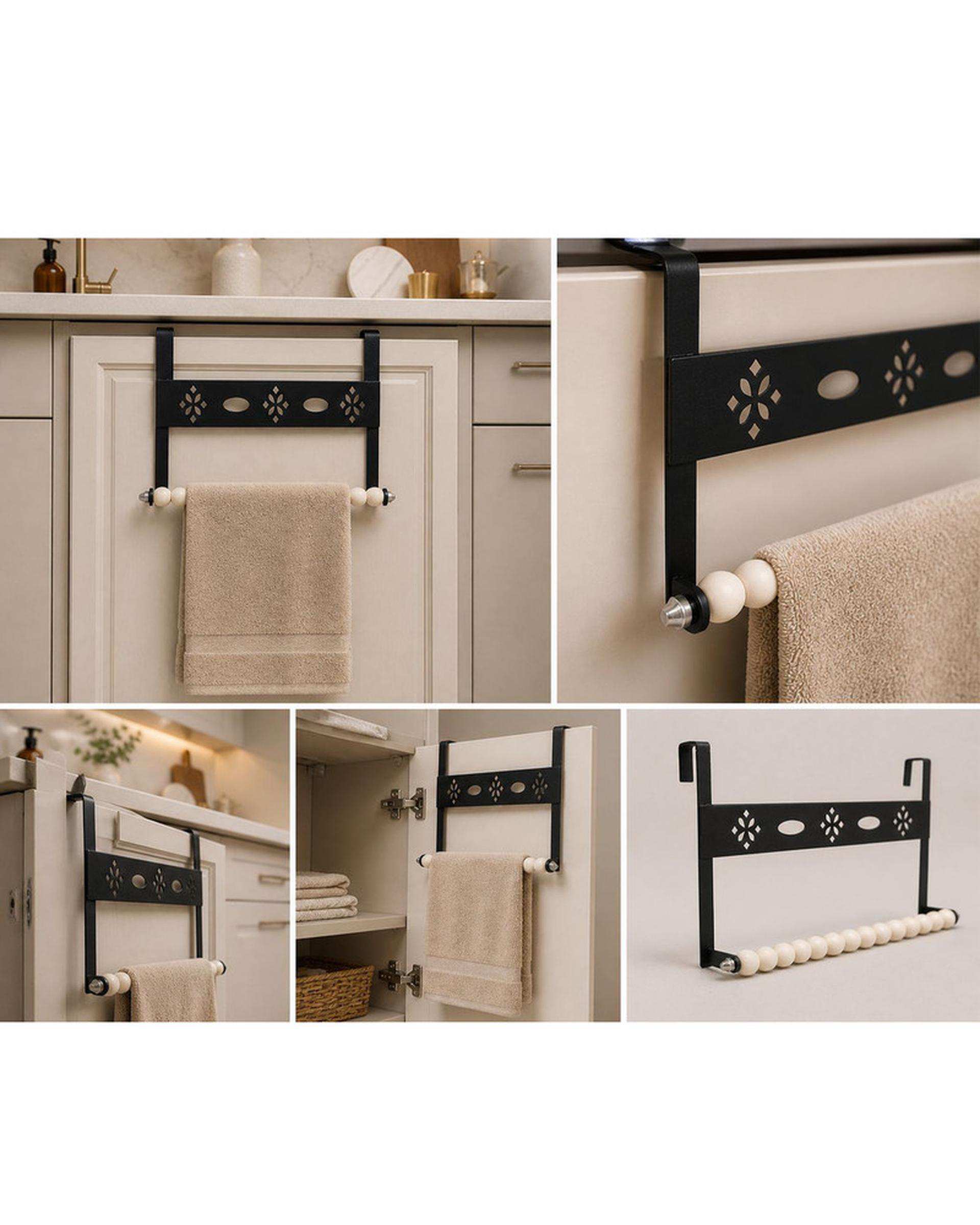 آویز حوله مدل کابینی توپ دار