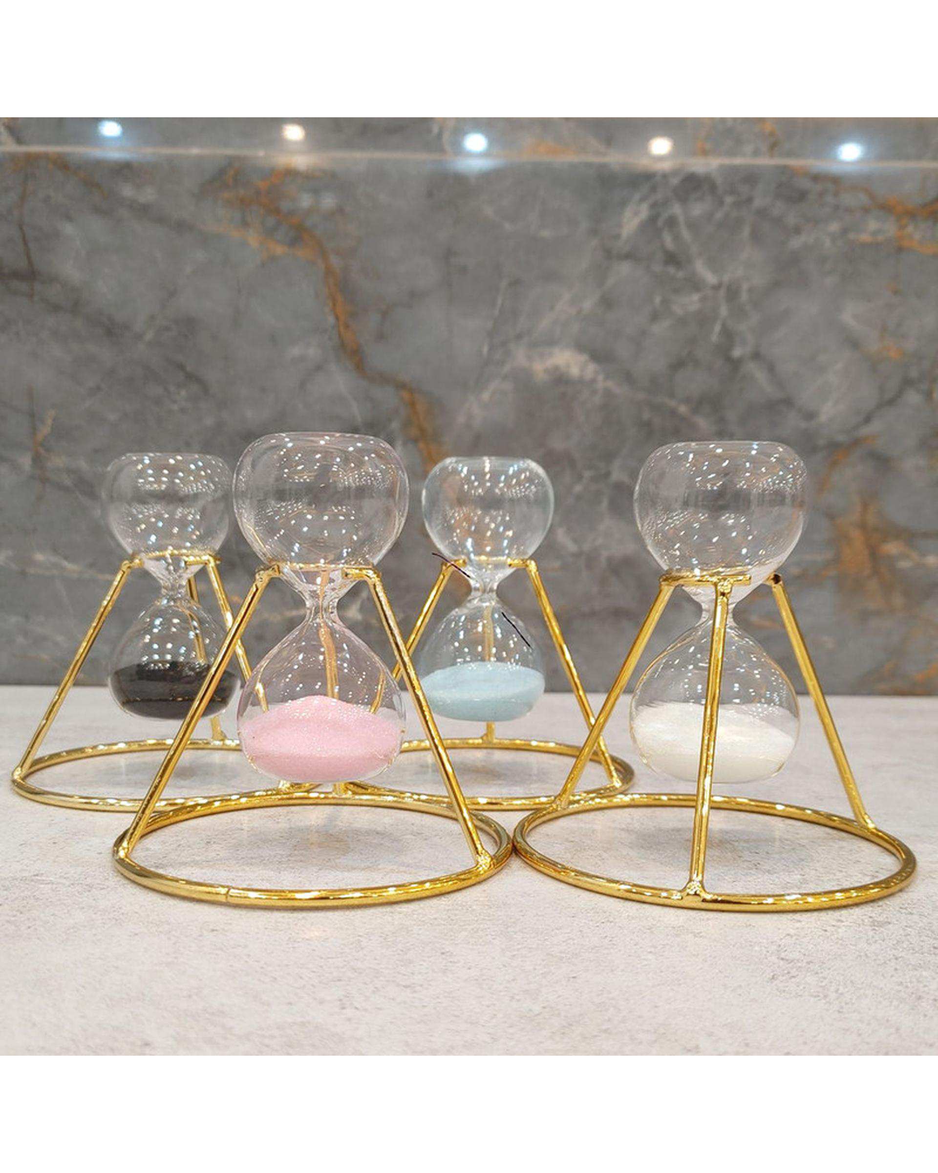 ساعت شنی 30 ثانیه ای استند دار صورتی مدل Circle