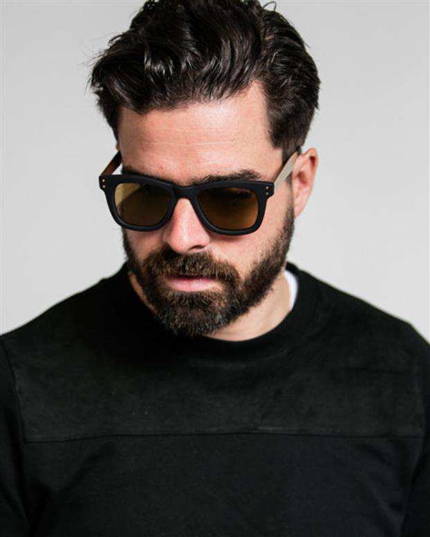 عینک آفتابی Allen Metal Black/Gold مشکی Komono