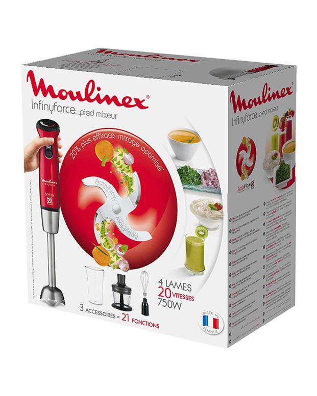 همزن قلمی و گوشت‌کوب برقی مدل Moulinex DD863G10