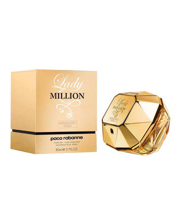 عطر زنانه 80ml EDP Lady Million Absolutely Gold Paco Rabann