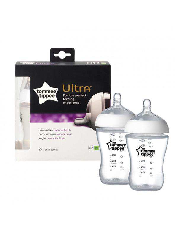 بسته 2 عددی شیشه شیر کودک Tommee tippee