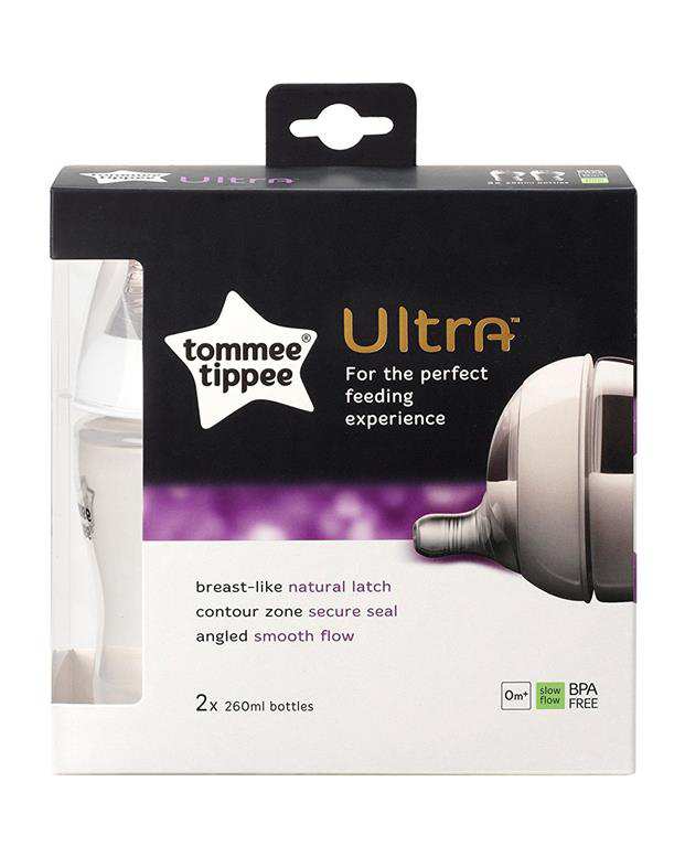 بسته 2 عددی شیشه شیر کودک Tommee tippee