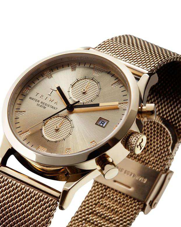 ساعت مچی Triwa SORT OF BLACK GOLD CHRONO