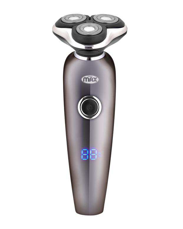 ریش تراش دیجیتال سه تیغ مدل 9900 نقره ای Promax
