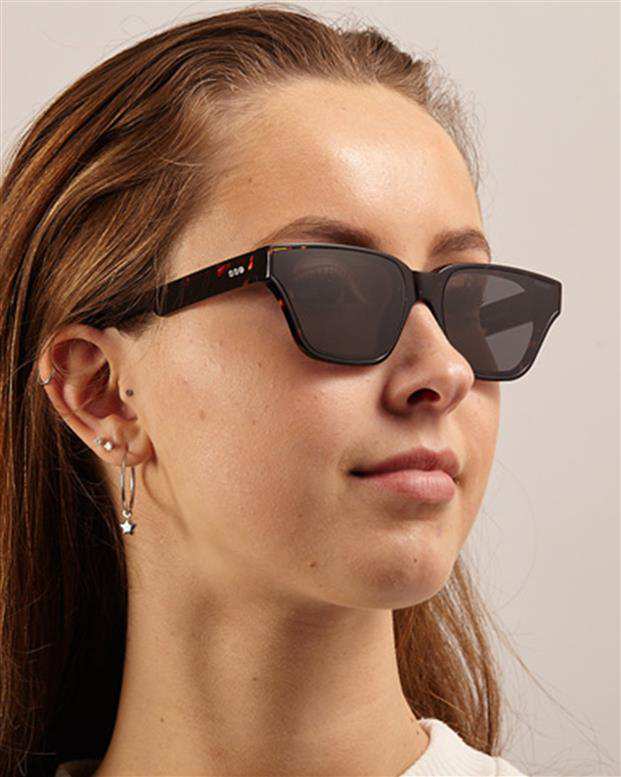 عینک آفتابی Rectangle Brooklyn Flush Tortoise Komono