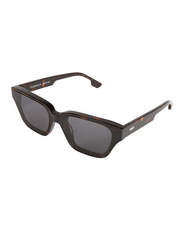 عینک آفتابی Rectangle Brooklyn Flush Tortoise Komono