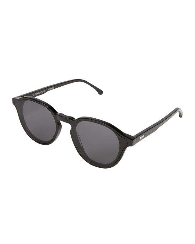 عینک آفتابی Round Damien Flush All Black Komono