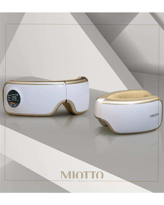ماساژور چشم مدل Delanna سفید بژ Miotto