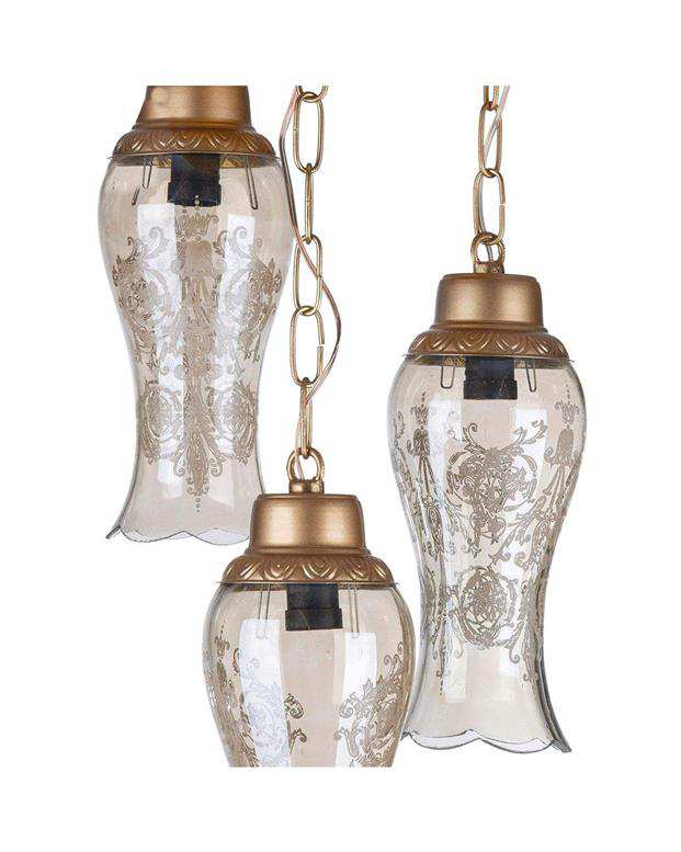 چراغ آویز چشمه نور کد C2141/3A