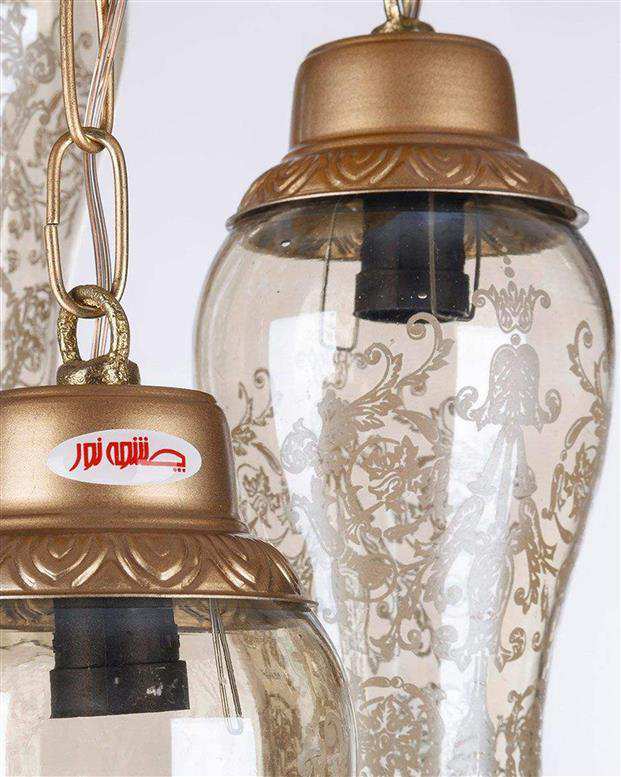 چراغ آویز چشمه نور کد C2141/3A