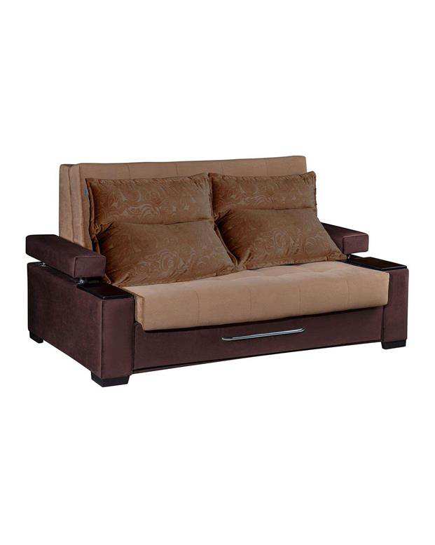 مبل تختخواب شو دو نفره چشمه نور مدل MA-507/160-BR-CR