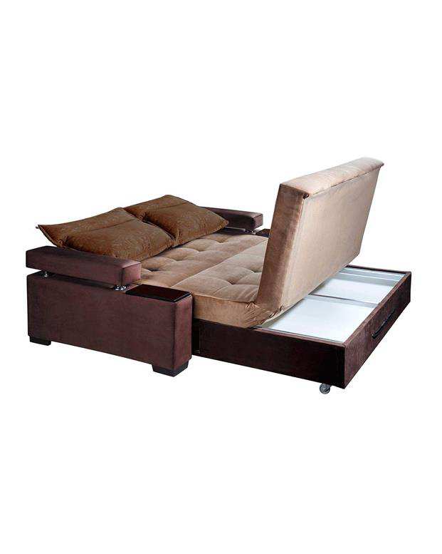 مبل تختخواب شو دو نفره چشمه نور مدل MA-507/160-BR-CR
