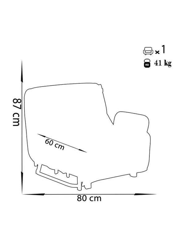 مبل تخت شو یک نفره چشمه نور مدل MA-502/80-DGR