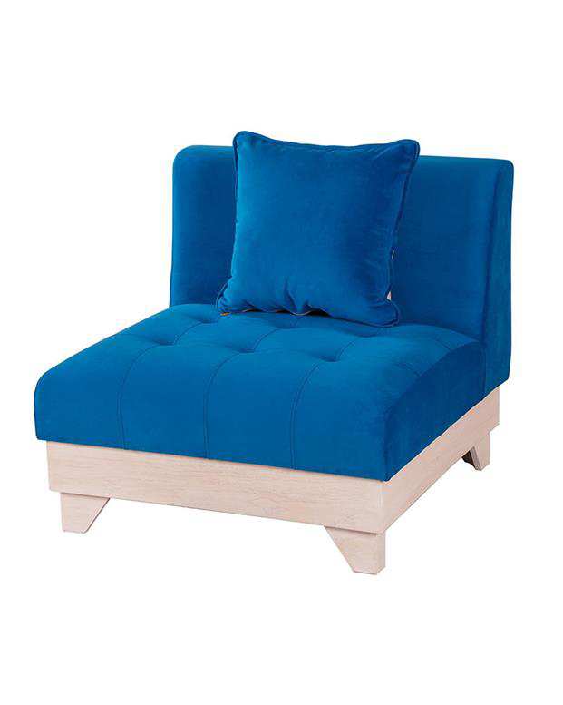مبل راحتی یک نفره چشمه نور کدMA201/1-WT-BL