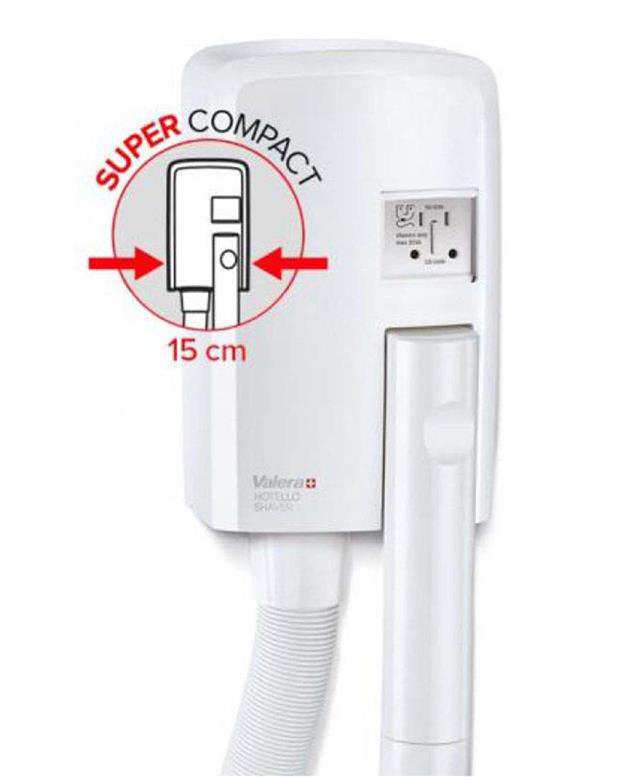 سشوار دیواری والرا مدل Hotello Shaver 832.01RT