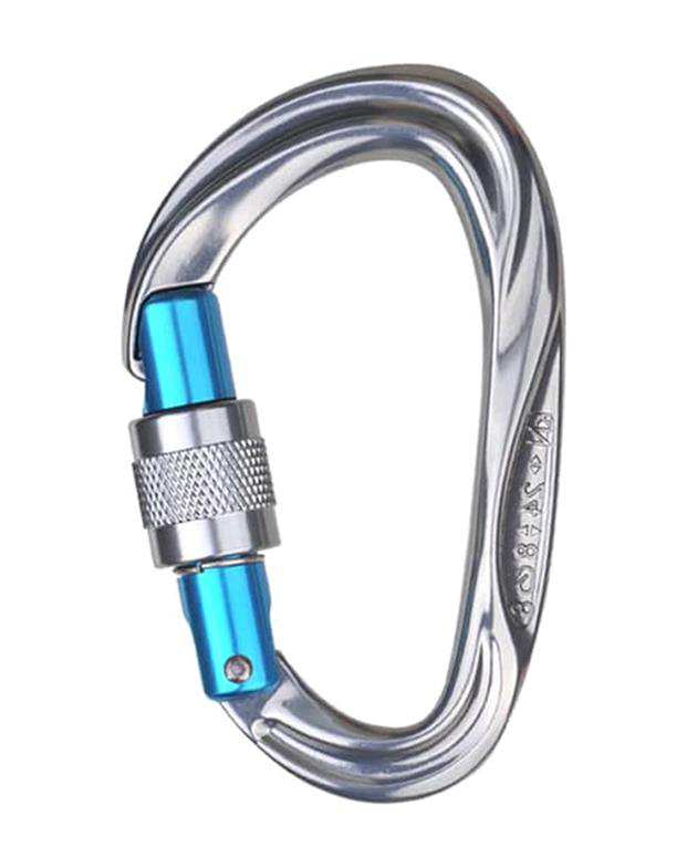 کارابین پیچ VACUO Screw Gate Carabiner نقره ای کایلاس