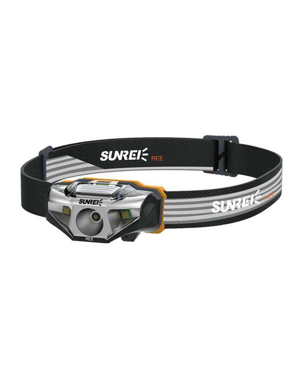 چراغ پیشانی ضد آب سانری نارنجی SUNREE REE HeadLamp