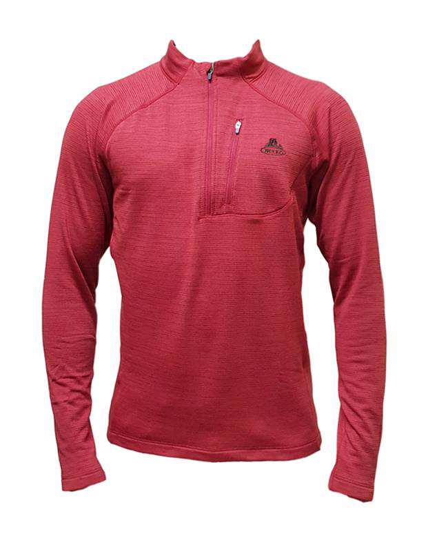 بلوز گرم آستین بلند ایکس ال نیکو زرشکی Fleece Shirt