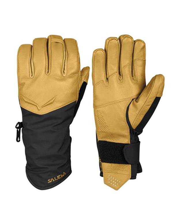 دستکش گرتکس خردلی سالیوا SALEWA ORTLES GTX/PRL GLOVES