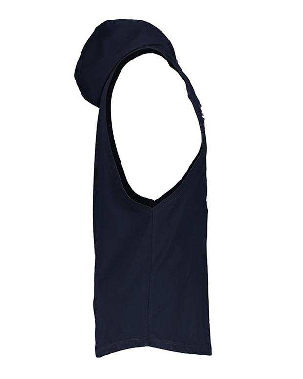 رکابی ورزشی مردانه کلاه‌دار سرمه ای 1991