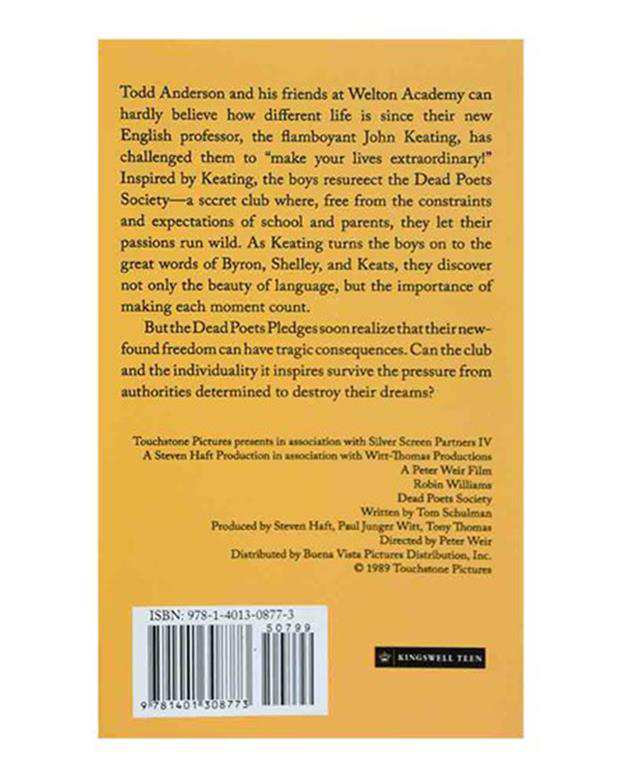 کتاب Dead Poets Society اثر N. H. Kleinbaum