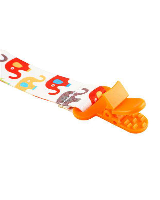 بند پستانک مدل Orange Elephant نینو
