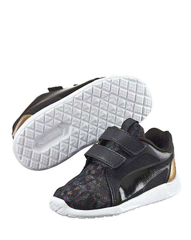 کفش ورزشی بچگانه مدل ST Trainer Evo Gleam مشکی طلایی پوما