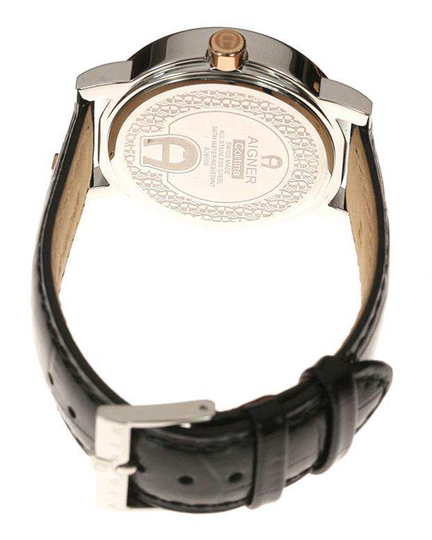 ساعت مچی مردانه عقربه ای مشکی مدل A26004 Aigner